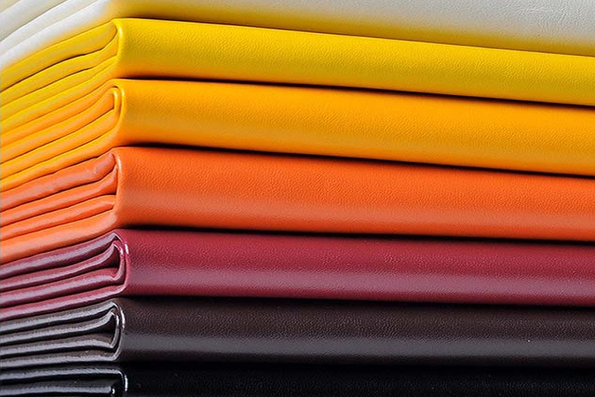 چرم مصنوعی زرد